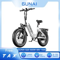 GUNAI G20 Electric Bike 500W Motor 48V 15Ah 20*4.0\