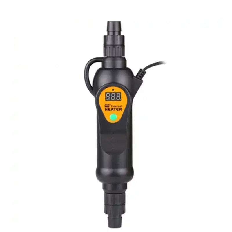 

EH-300W EH-500W Внешний аквариумный нагреватель с ЖК-экраном, для фильтра для аквариума, регулируемый стержень водонагревателя