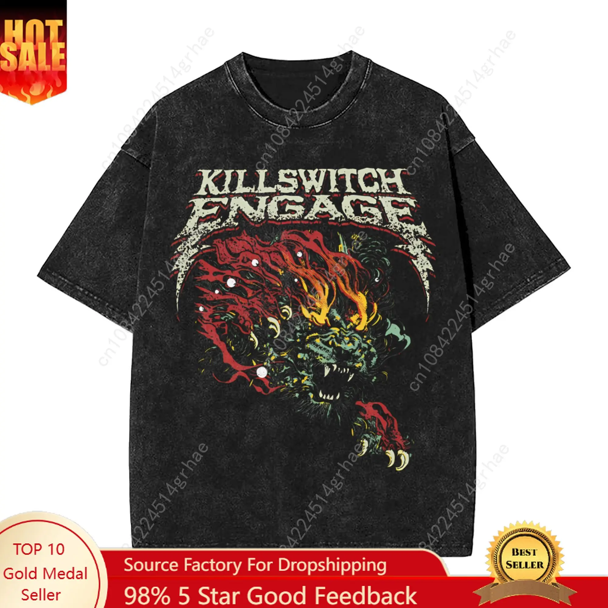 

Killswitchs Engages T-Shirt Summer Streetwear T Shirts Cotton Hip Hop Tee Shirt For Man Short-Sleeved Pattern Tees