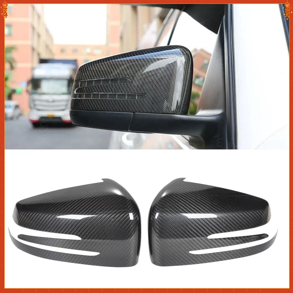 

For Benz Real Dry Carbon W176 W246 W212 W204 C117 X156 X204 W221 C218 A B C E S CLA GLA GLK Rearview Mirror Cap Covers