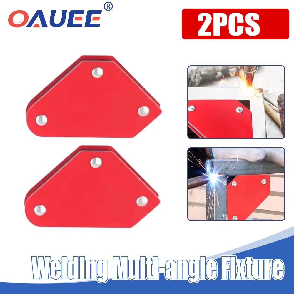 2PCS  Magnetic Welding Fixed Angle Tool Mini Triangle Welding Positioner Strong Welding Fixture 3 Angles Auxiliary Accessories