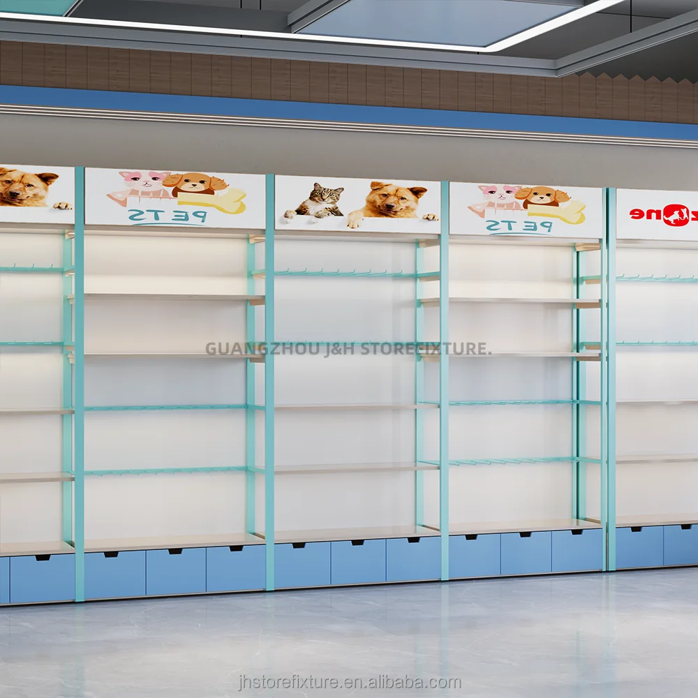 Showroom Goods Display Shelf with Led Custom Adjustable Height Candy Display Shelves for Boutique Store