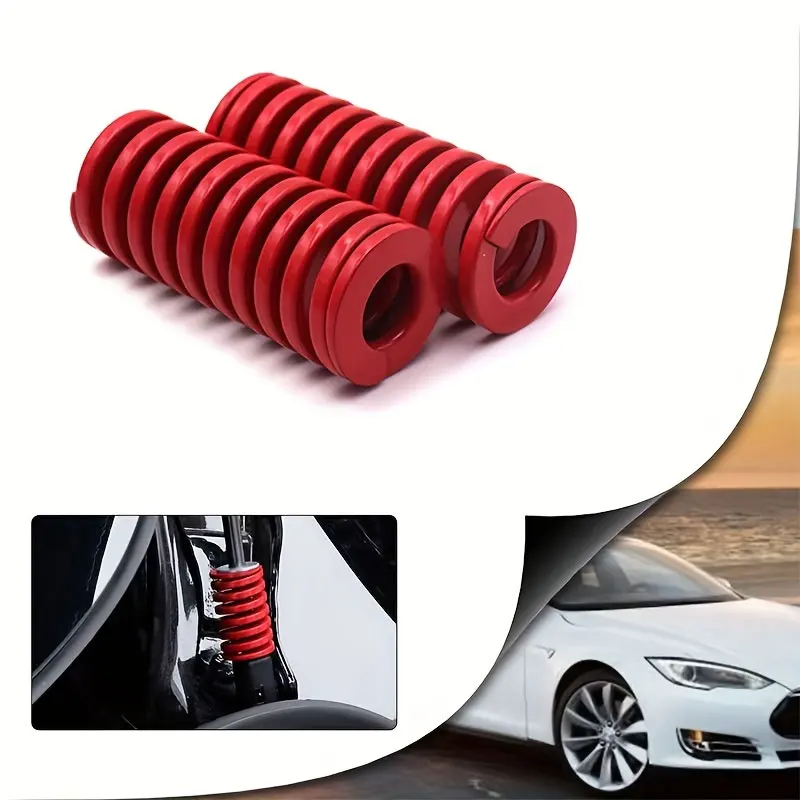 Creamily 2PCS Spiral Stamping Compression Spring Release Pressure Mould Spring For Trunk Tailgate Strut Support Lift Bar