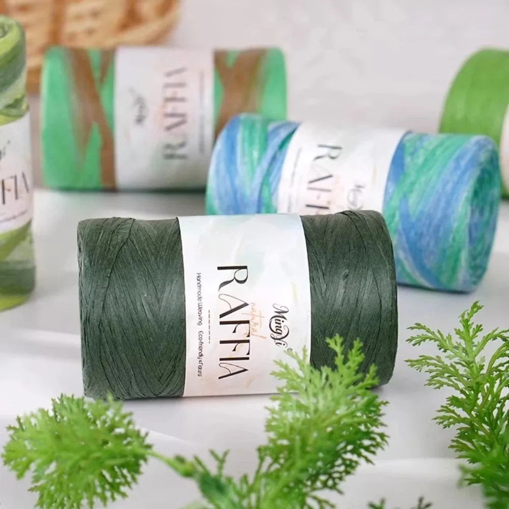 DIY Multi-Colored Raffia Yarn - Crochet Bag Raffia recension och pris