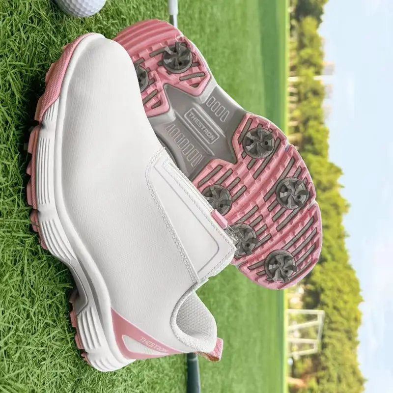 

Quality Golf Shoes Women Comfortable Female Non Slip Golfing Walking Sneaker