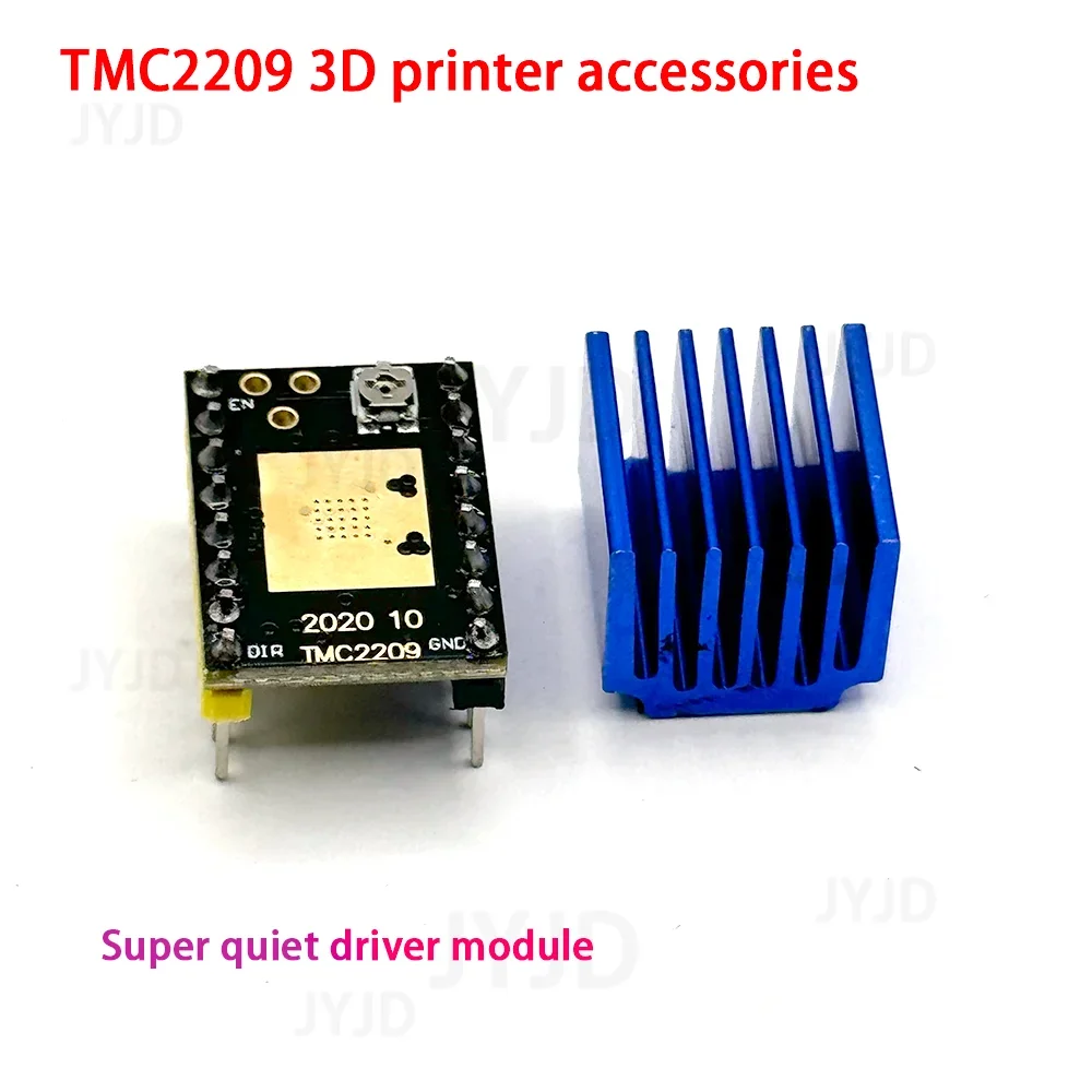 

TMC2209 With Heat Sink Stepper Motor Driver StepStick 3d Printer Parts 2.5A 256 Subdivision Silent Printing