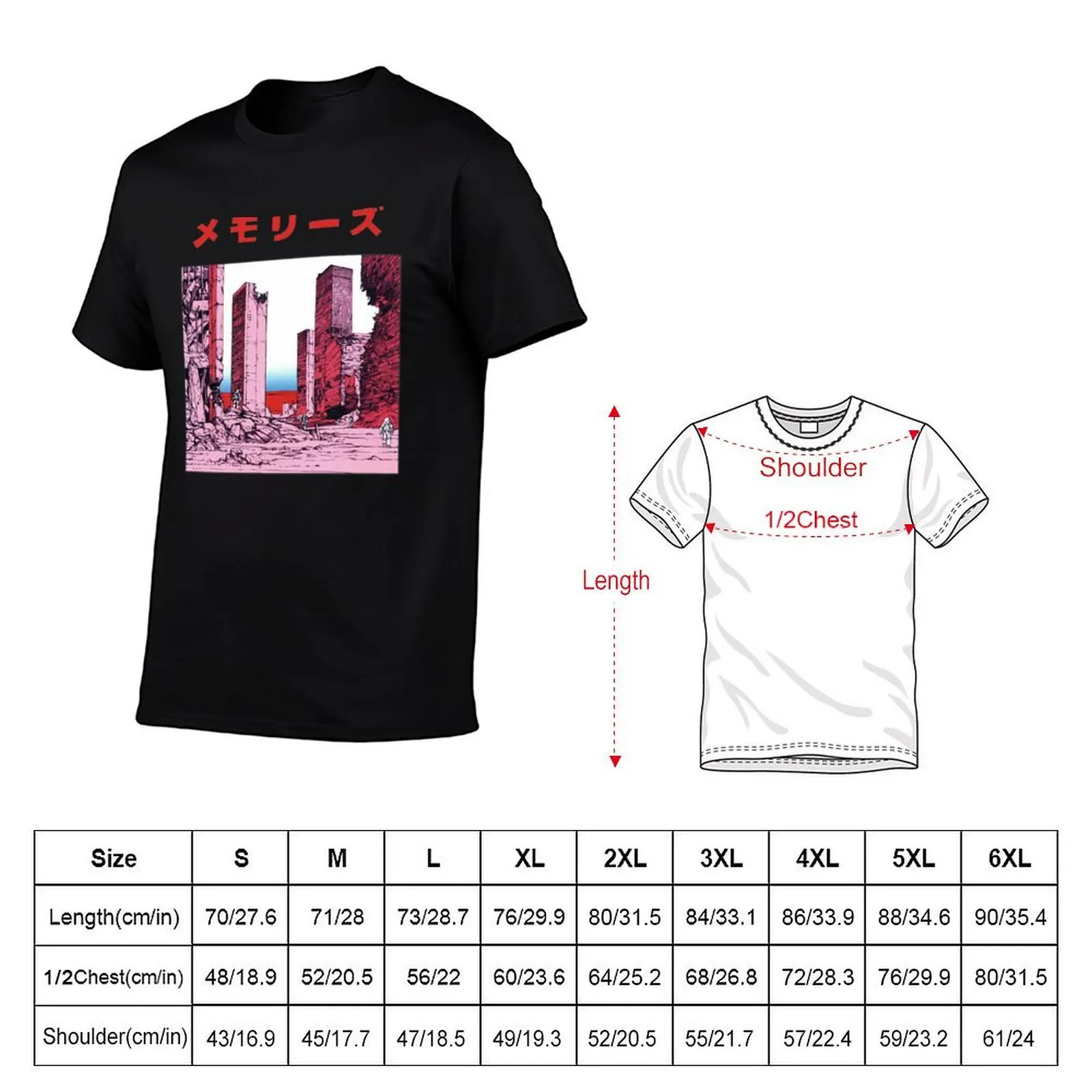 Katsuhiro Otomo Memories T-Shirt anime stuff tees men t shirt