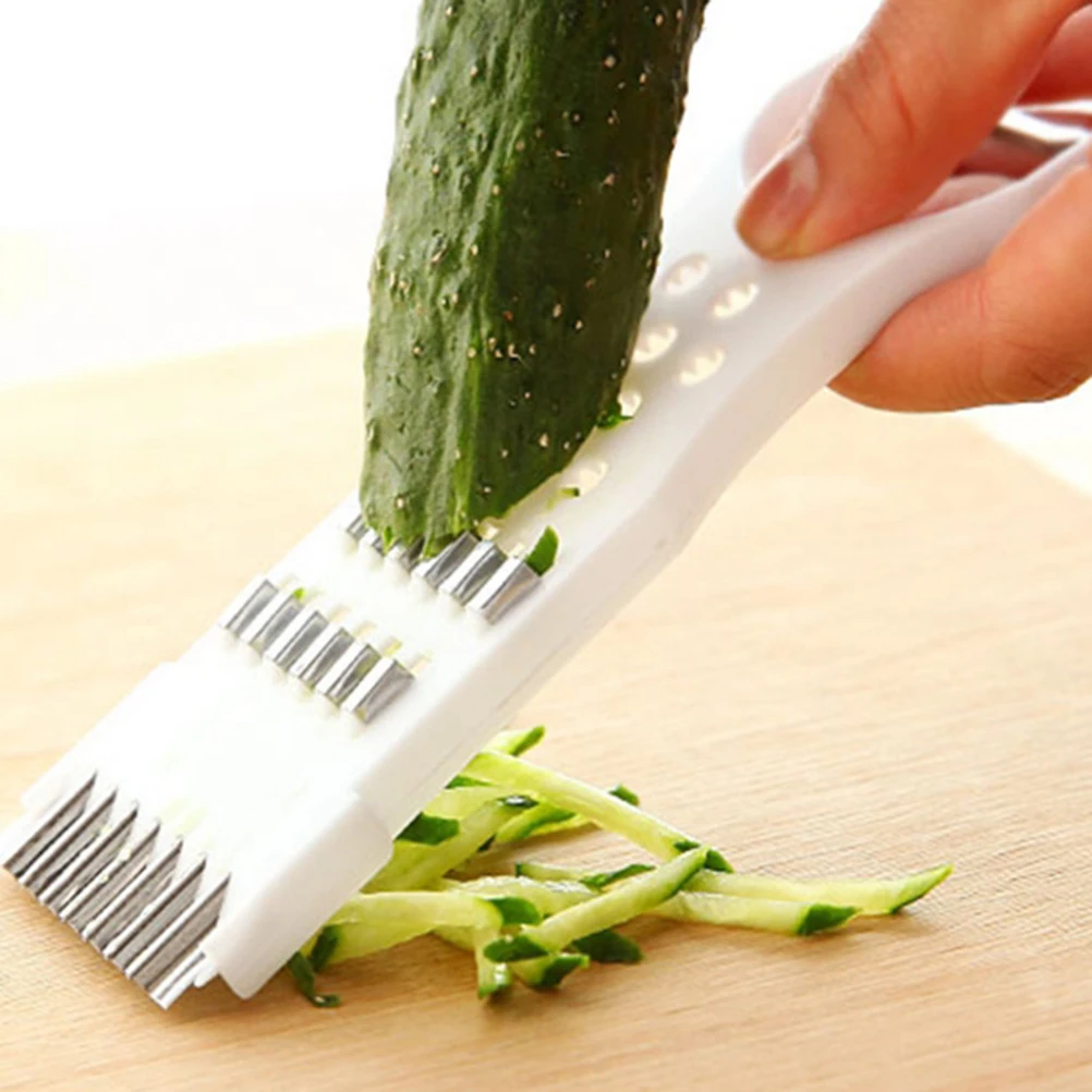 

1Pcs Kitchen Vegetable Cutter Manual Slicer Grater Potato Fruit Chopper Food Prep Tool with Durable Stainless Steel Blades