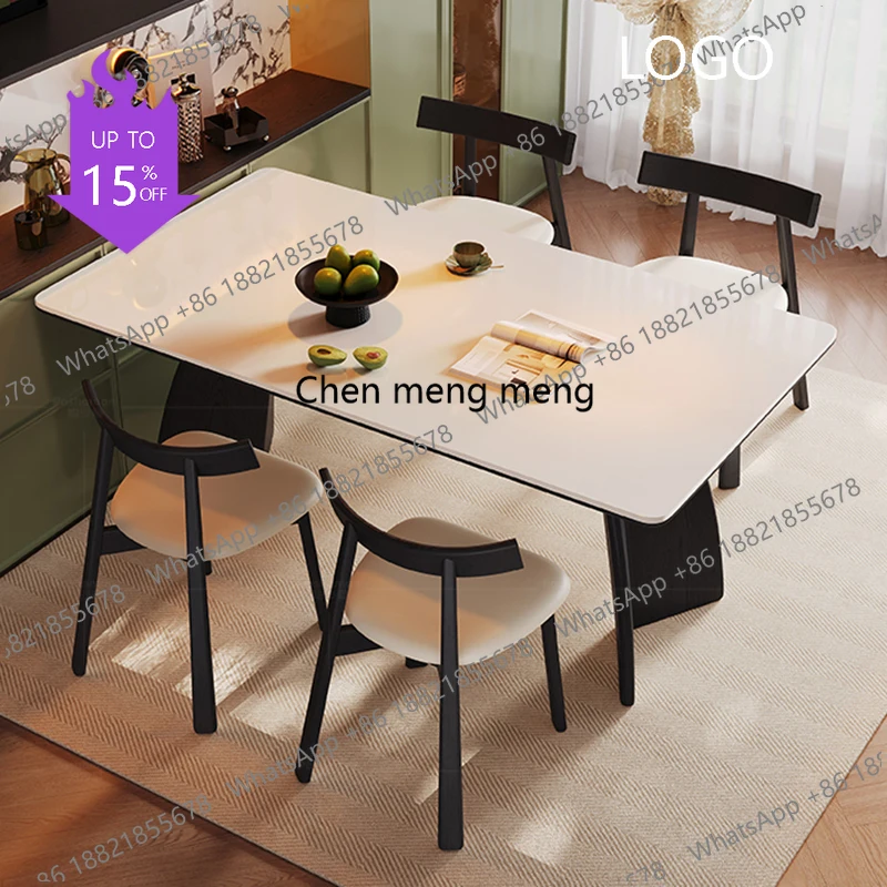 Mesa de Jantar Central de Mármore Moderna para Sala de Estar, Mesa de Café Infantil, Mesa de Jantar de Canto, Mesas de Jantar de Designer, Móveis de Cozinha