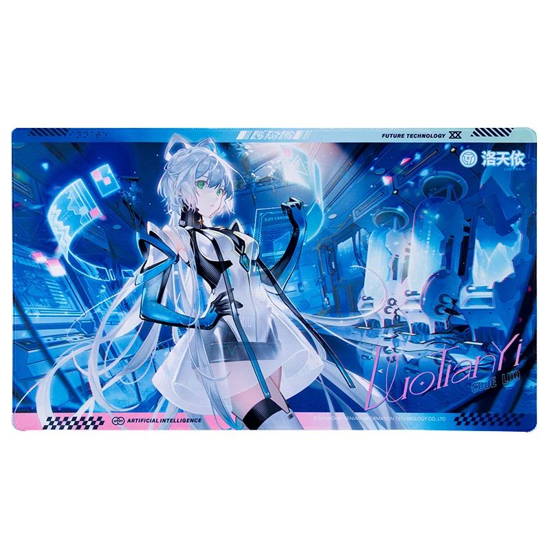 2024 Moeyu Vsinger Luo Tianyi Large Mouse Pad Mousepad Anime Vocaloid CODE LUO Cosplay Small Keyboard Gaming Mat Desk Playmat