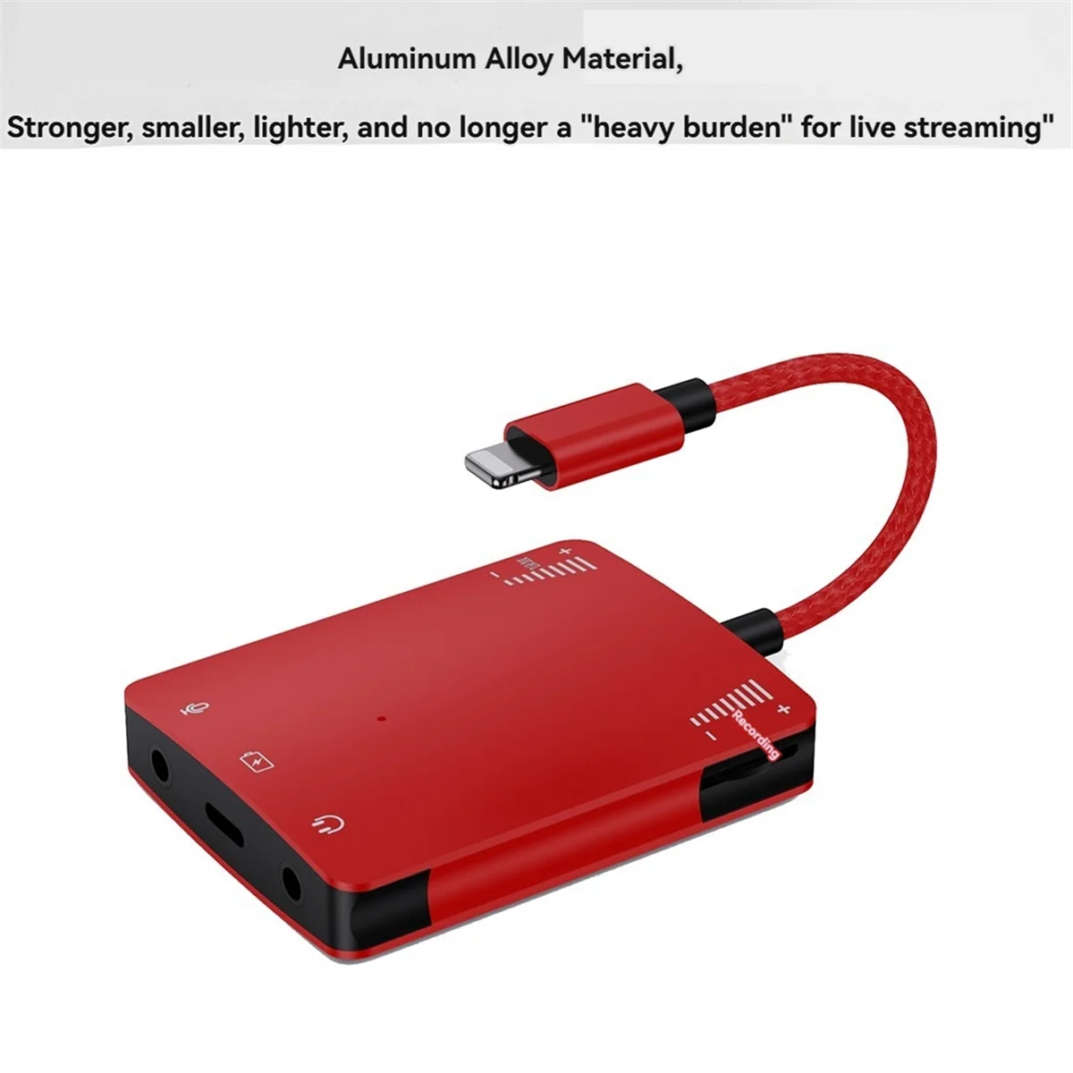 

Hot! Audio Interface Adapter Fast Transmission Stable Compact Size Plug-And-Play External Sound Card Live Converter B