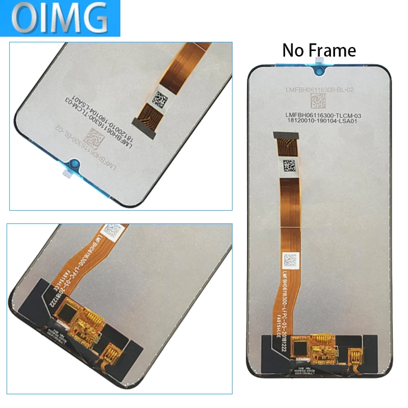 6.1\'\' For Oppo A1k  LCD Original Display With Frame Touch Screen Digitizer Assembly Replacement Parts  CPH1923