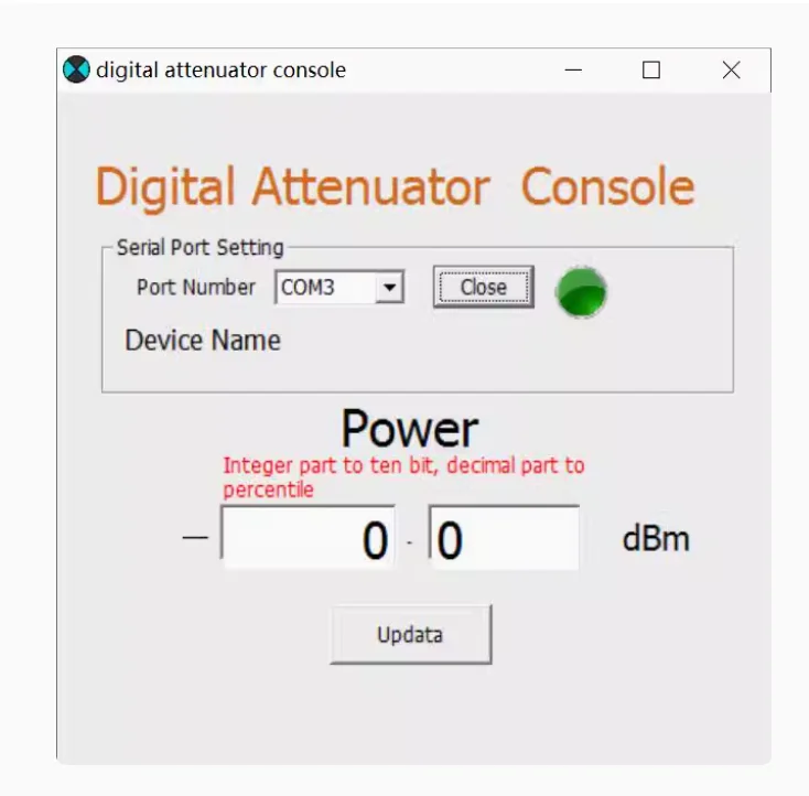 6G RF Digital Programmable Attenuator 30DB Step 0.25 RF Module LF-6GHz 30DB Step Size 0.25DB OLED Display SMA 0-31.75dB