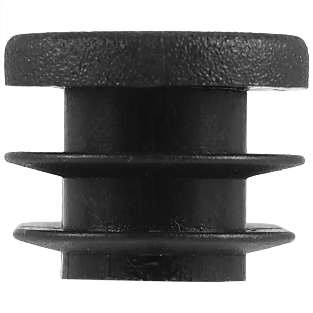 ✼Oval Table Chair Leg Tube Pipe Insert End Cap 40mm x 20mm 20pcs Black