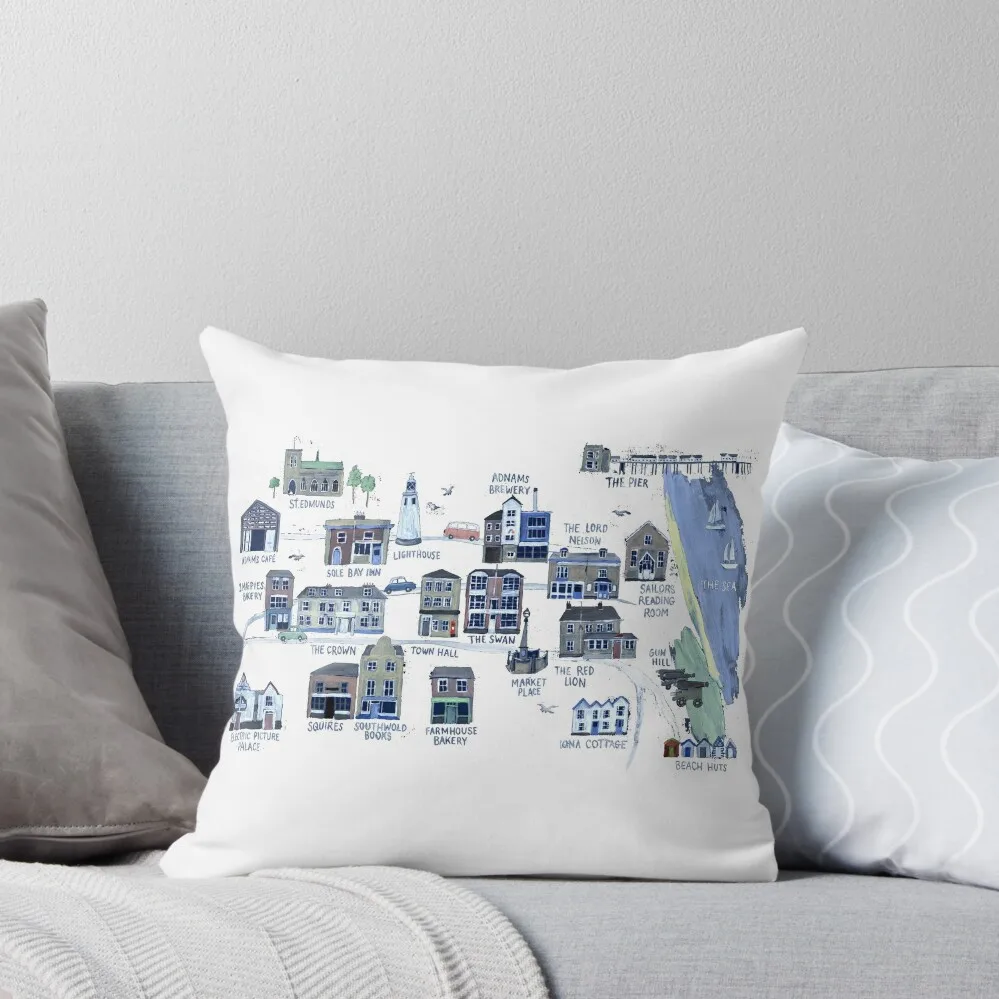 

Southwold, Suffolk Throw Pillow Sofas Covers Pillow Covers Decorative Christmas Cushion For Home Cushions For Children pillow