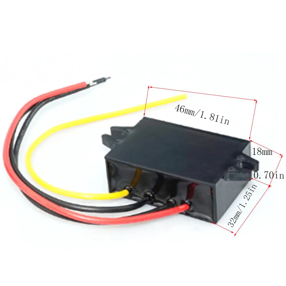 Step Down Car Power Supply Converter Waterproof Buck Regulator Module DC 12V(9-28V) To 6V 10A 60W Voltage Regulator Converter image 6