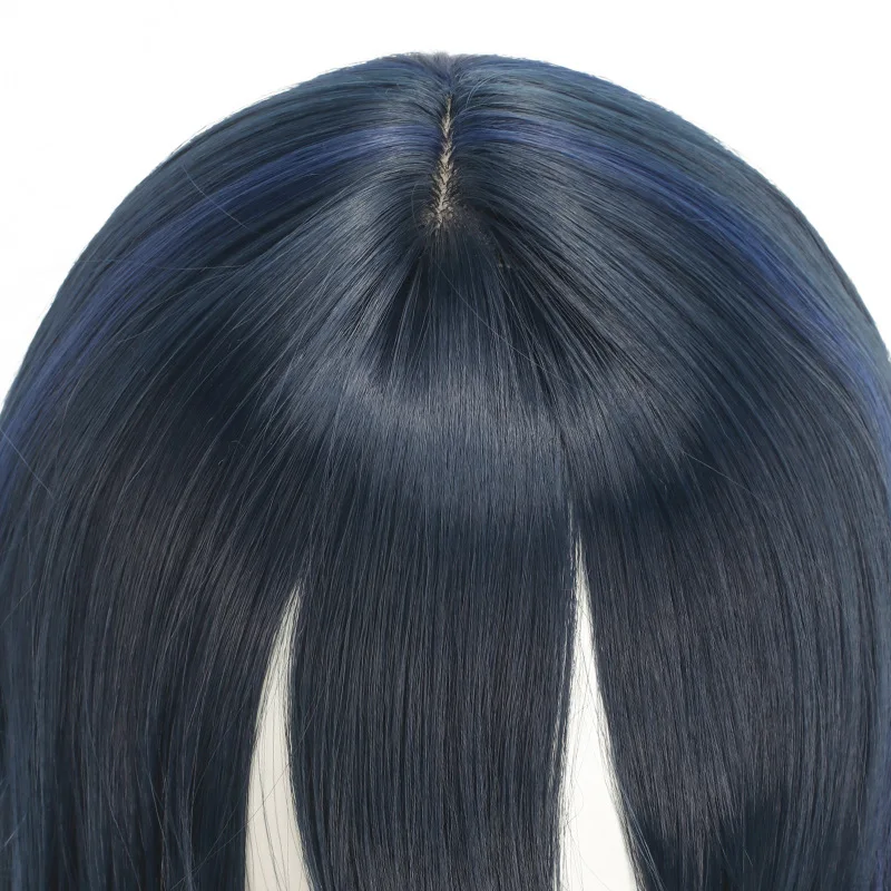 วิกผมสังเคราะห์คอสเพลย์ผมสั้นตรงหนังศีรษะธรรมชาติเส้นใยทนความร้อนสำหรับงานปาร์ตี้ทุกวัน