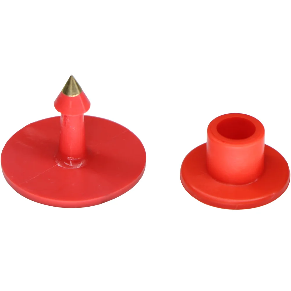 20 قطعة عدد عشوائي جولة خنزير الأذن العلامة ضياء: 2 سنتيمتر البلاستيك القرط ل مزرعة الماشية بمناسبة الأغنام أرنب الحيوان بطاقة التعريف #3