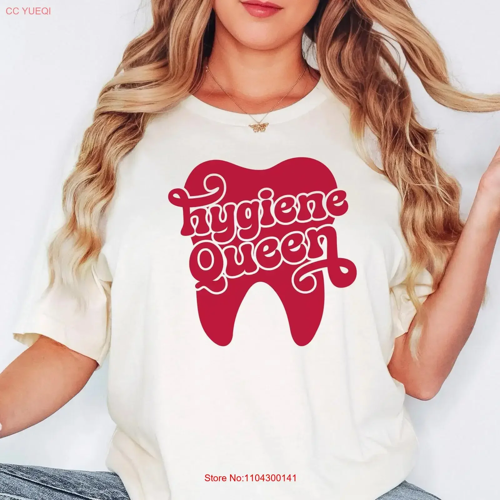 Dental Hygiene T Shirt Hygienist Graduation For Student RDH s Queen Tooth School vintage Washed graphic Comfortable Unisex