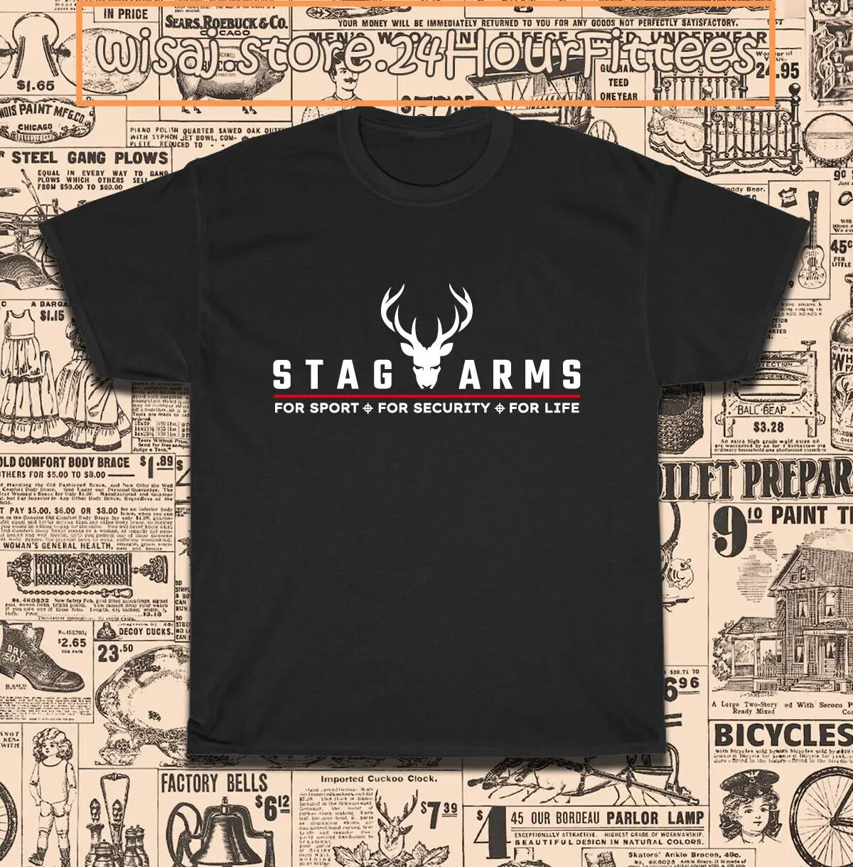 

Stag Arms AR15 Rifle Logo Men's T-Shirt American Size S-5XL T-Shirt