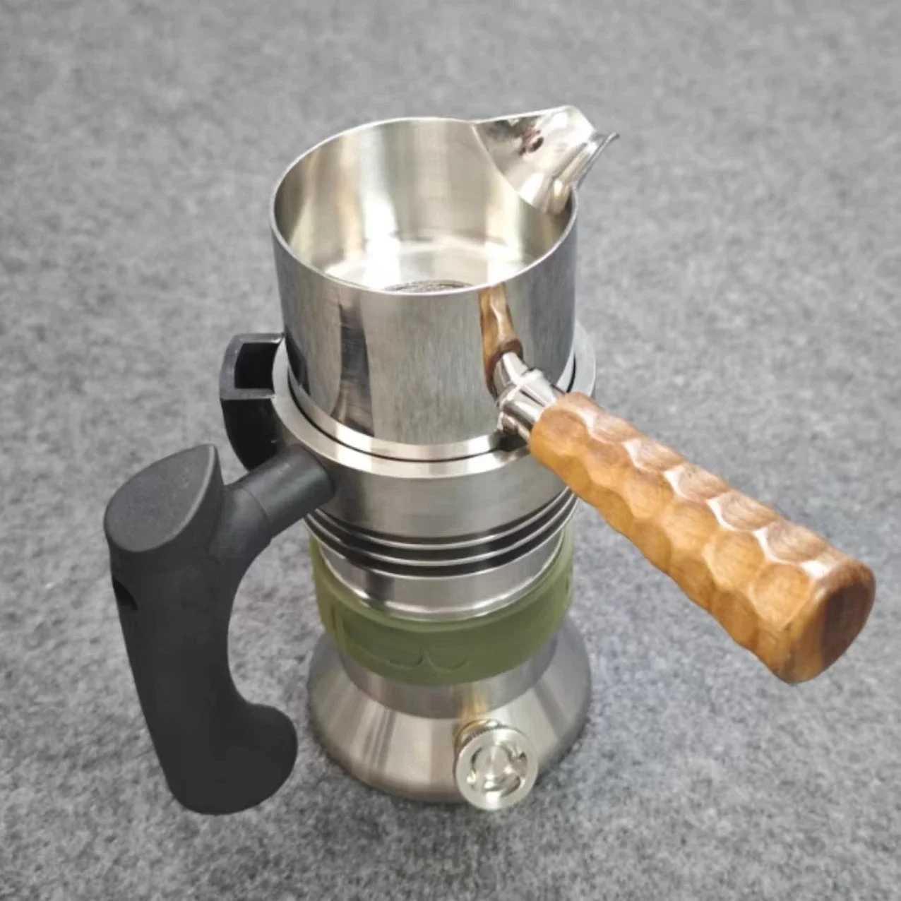 Coffee Machine High Pressure Stainless Steel & Titanium Alloy Jet Steam Extraction Outdoor Pot