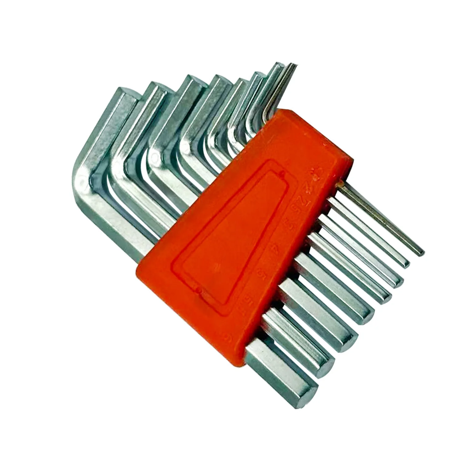 Steel Hex Wrench Set 8PCS H1 5 to H6 for Car Repair For furniture Assembly and Home Appliance Maintenance with Compact Holder