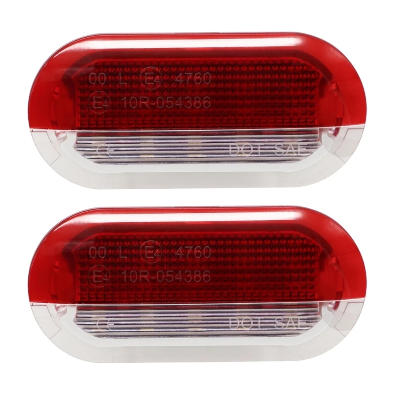 2PCS LED Car Opening Door Safety Warning Anti-collision Lights Automotive Alarm Lights Parking Lamp