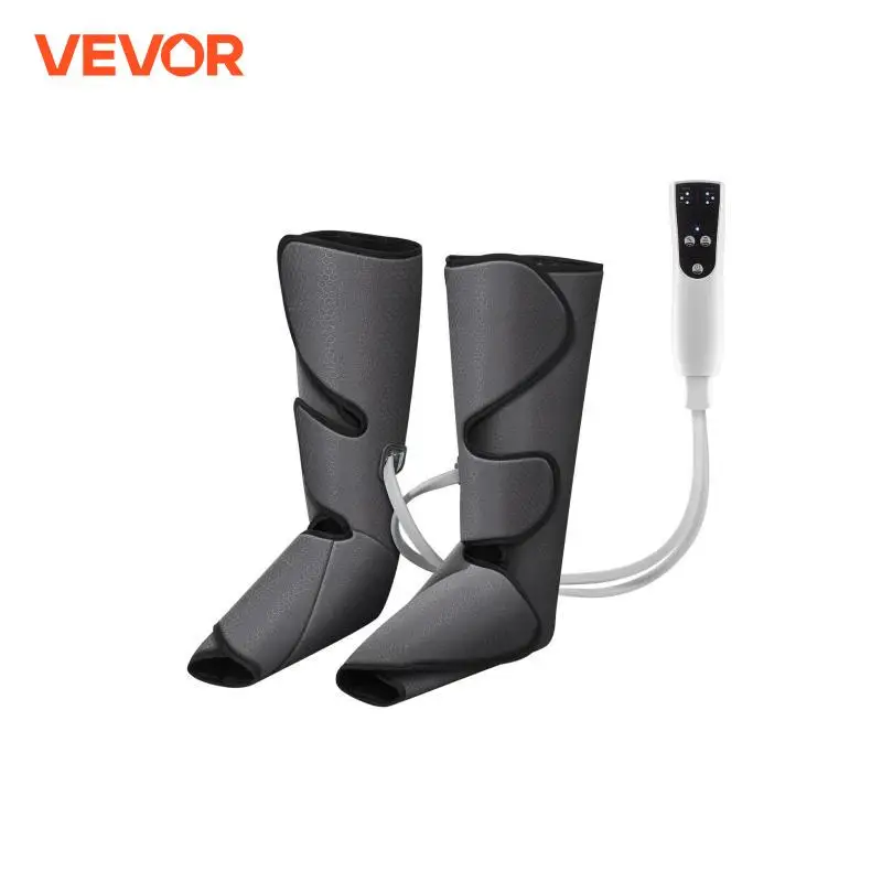 VEVOR Leg Massager Foot Calf Massager with Air Compression Massage Boot LCD Controller for Circulation Swelling and Pain Relief