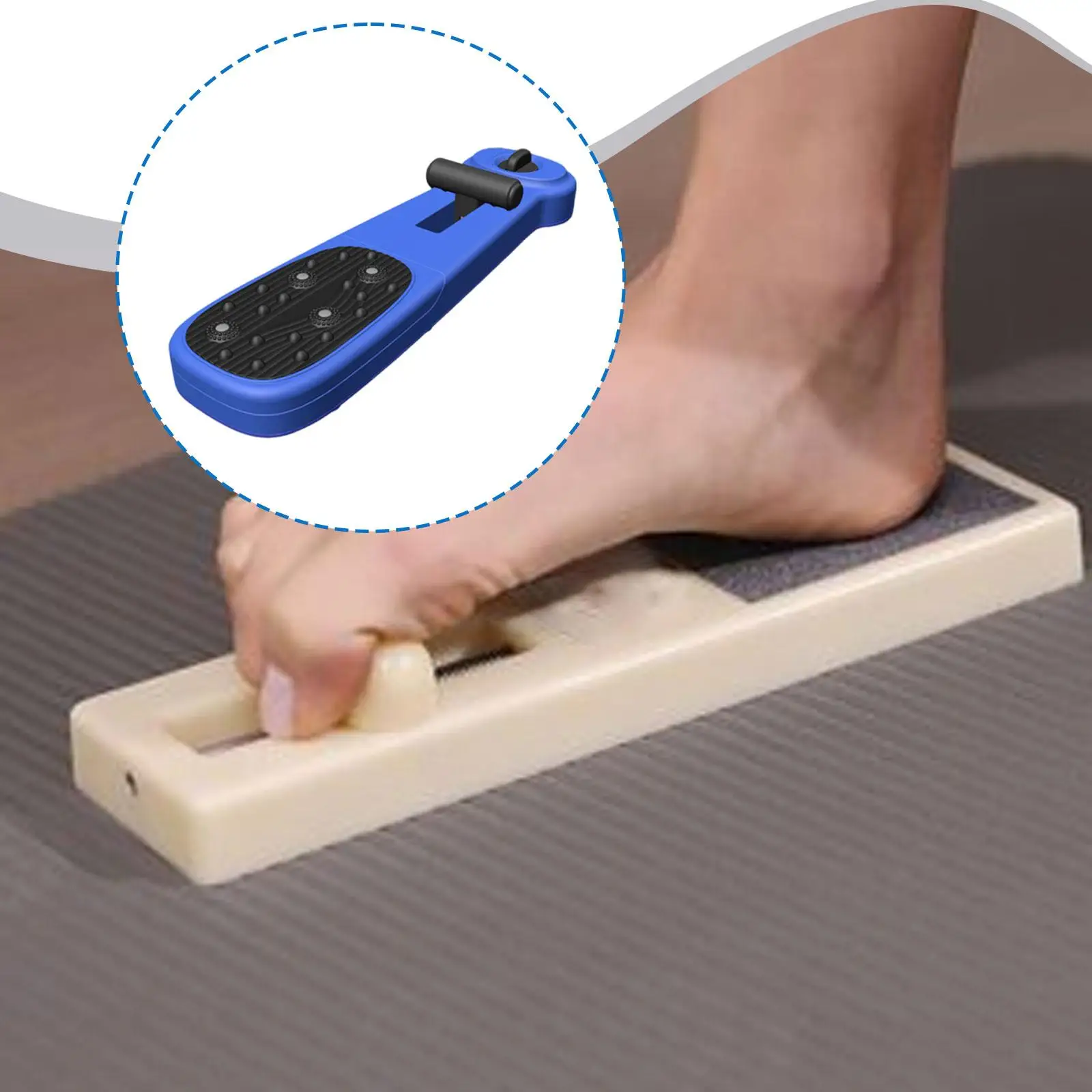 

Kids Foot Arch Training Equipment Lightweight for Flat Feet Support Versatile Massage Pedal Foot Muscle Exerciser Ergonomic