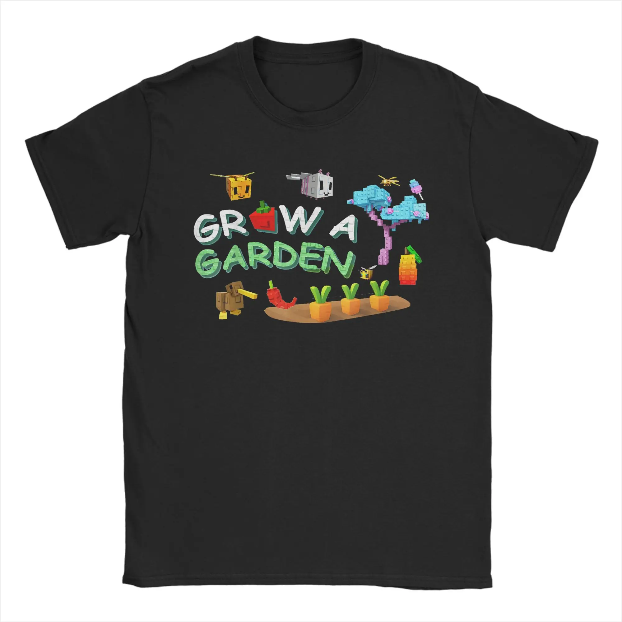 

Мужская футболка Grow A Garden, уникальная футболка из 100% хлопка, футболки с круглым вырезом, одежда с короткими рукавами, идея подарка