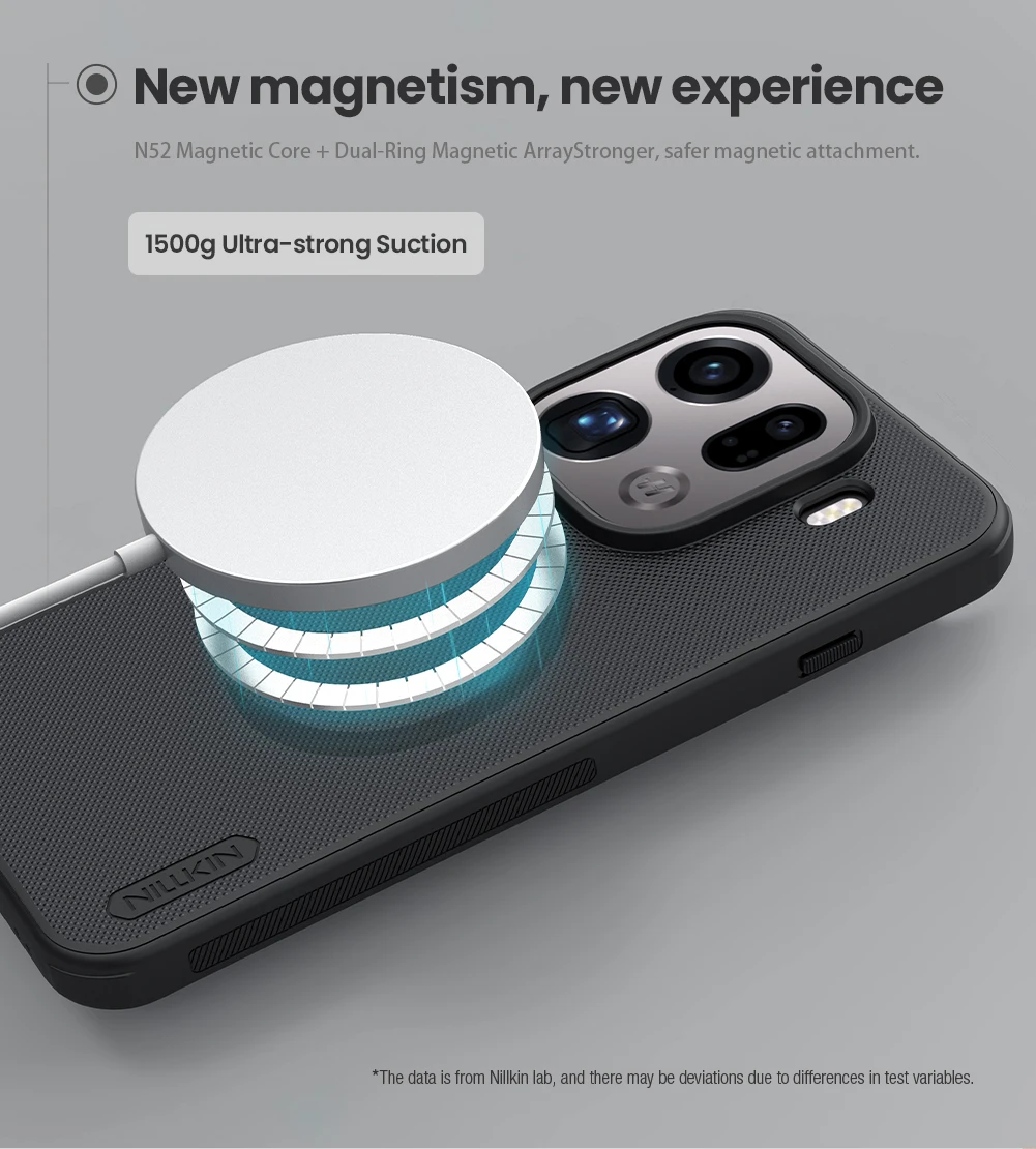 حافظة لهاتف OPPO Find X9 Pro 5G Nillkin حافظة مغناطيسية فائقة البلوري Pro Magsage 360 إطار ناعم غير لامع PC غطاء خلفي كامل للحماية #2