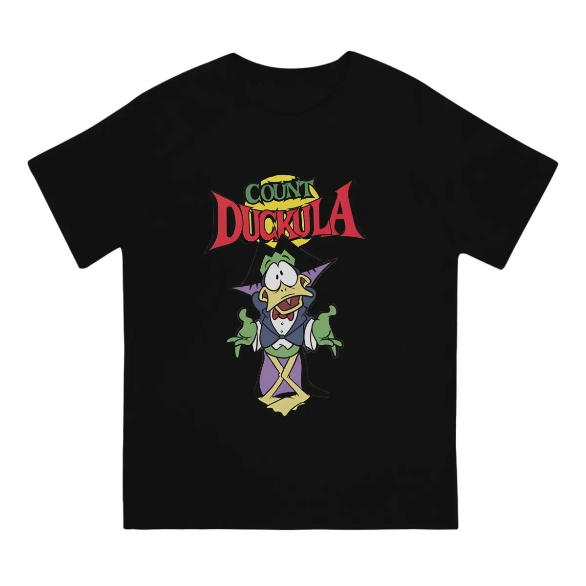 Funny Men TShirt C-Count Duckula O Neck Tops Fabric T Shirt Humor High Quality Gift Idea