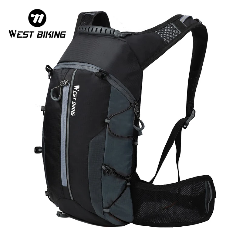 WEST BIKING Outdoor Water Repellent Sports Bag Cycling Hydration Backpack Travel Hiking Climbing MTB Road Bicycle Backpack