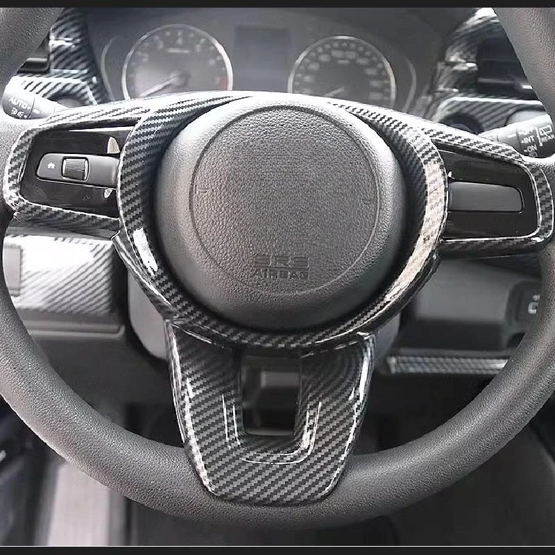 

Для Honda HRV XRV Vezel Fit Jazz GR 2021 2022 2023, внутренняя стильная крышка, отделка рулевого колеса автомобиля, наклейка, украшение рамки