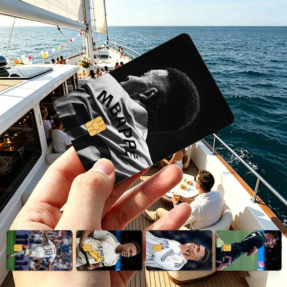 

Football Star M-MbappeS-S Credit Card HD Stickers Small Chip Waterproof Sticker Game Card Decal Gift