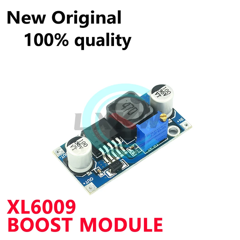1-5/PCS XL6009 4A Conversor Step-Up Ajustável 15W 5-32V para 5-50V Módulo de Fonte de Alimentação DC-DC LM2577 Módulo Step-Up