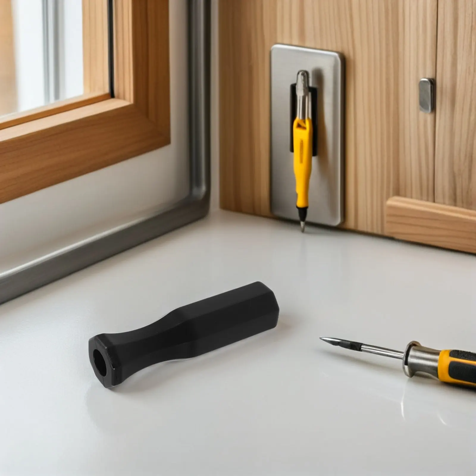 

12 шт. пластиковых ручек для настольного футбола, восьмиугольной формы, для футбольных машин - сменные ручки для аксессуаров для настольного футбола