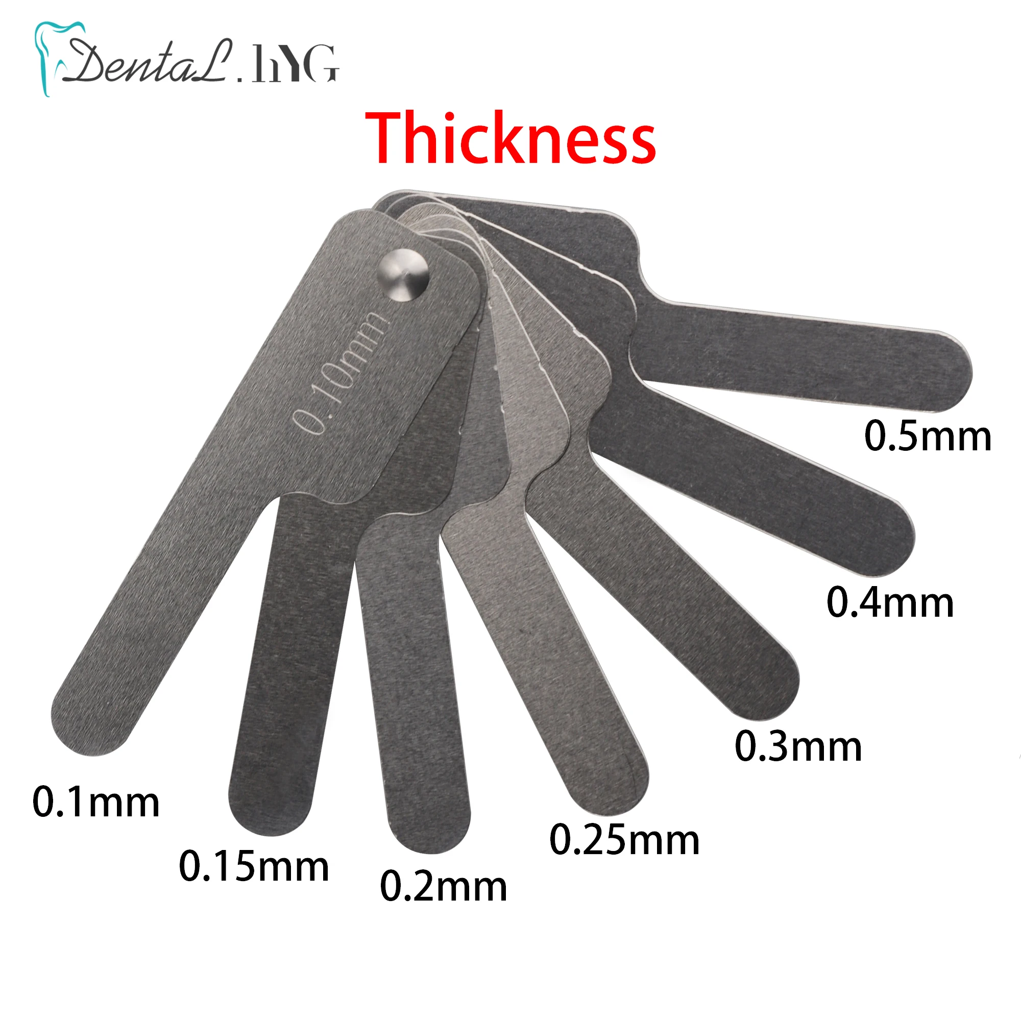 Dental 4:1 Reciprocating Interproximal Strip Against Contra Angle Handpiece Orthodontic Treatment Enamel Gauge Measure Tooth Gap