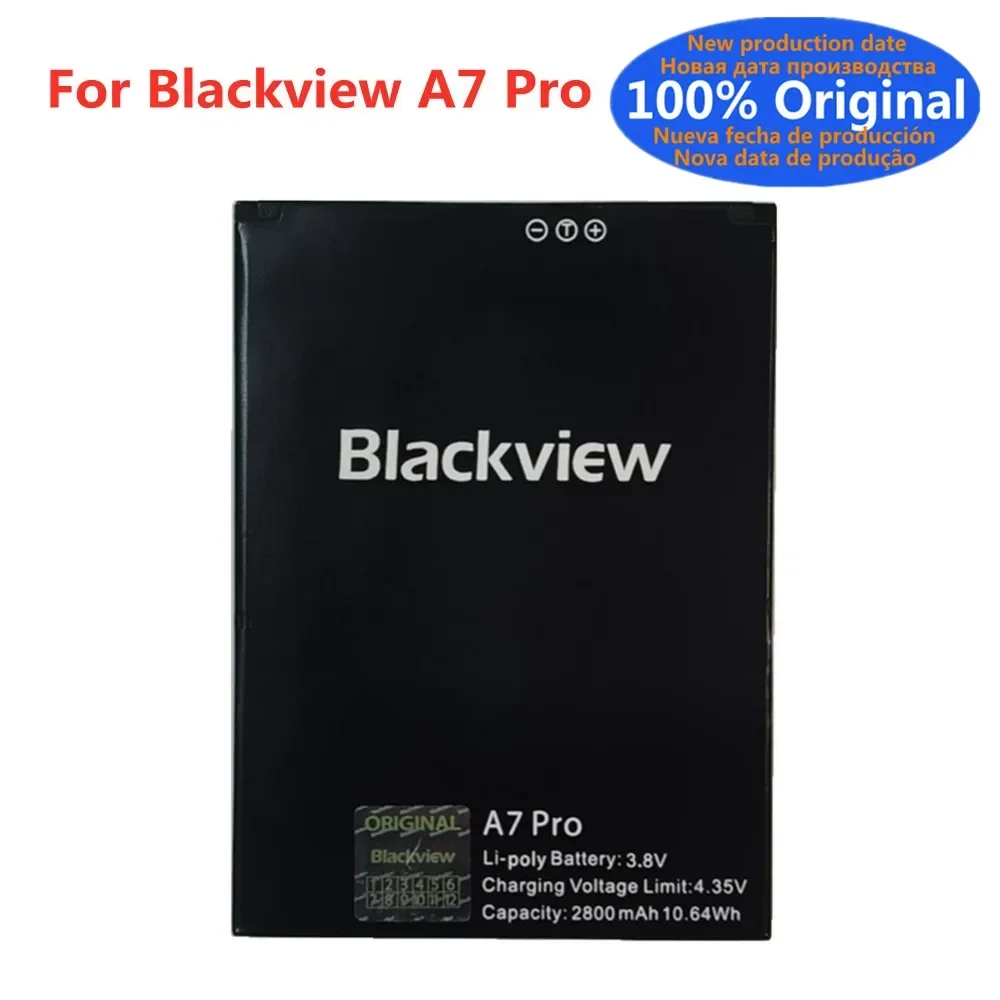 

New 100% Original High Quality Battery For Blackview A7Pro A7 Pro Phone Battery 2800mAh Smartphone Replacement Battery Batteries