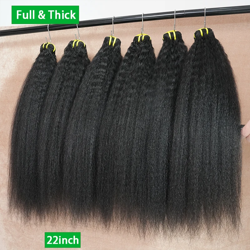 15A класс необработанные девственные необработанные странные прямые пучки 100% человеческие волосы яки прямые двойные утки необработанные наращивание волос полностью толстые