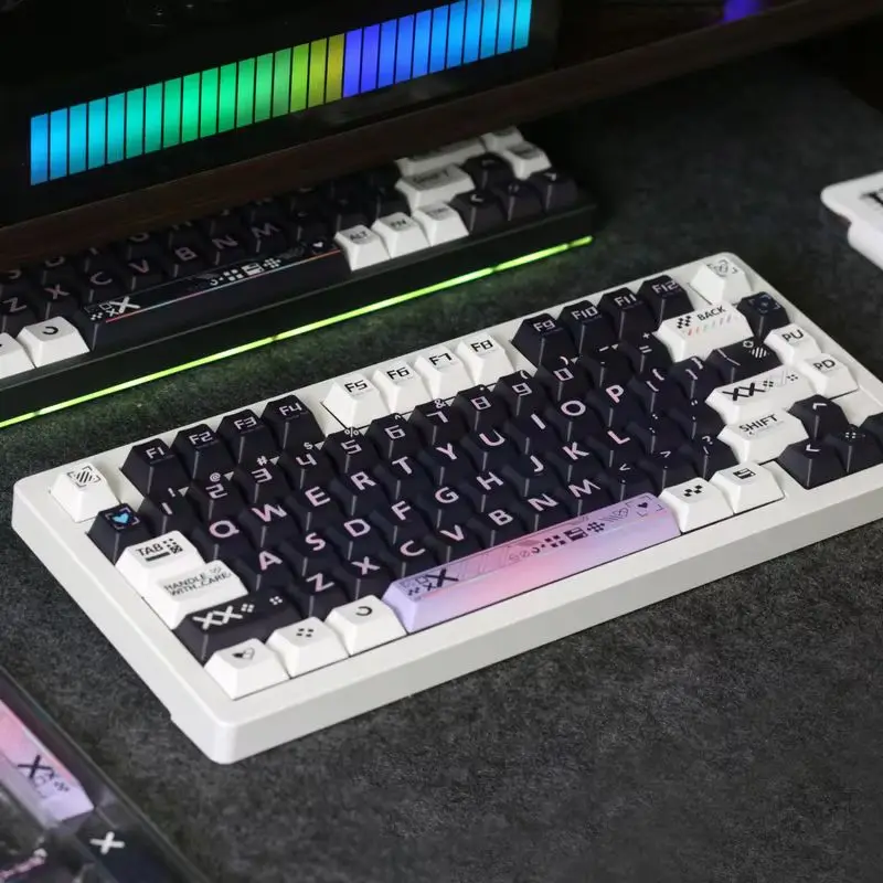 Printed Collection Theme Mechanical Keyboard Keycaps 135 Keys Pbt Material Thermal Sublimation Laptop Gaming Keyboard Keycaps