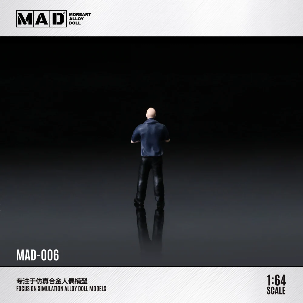 Mehr Art&MAD 1:64 Speed and Passion Theme Legierungsfigurenmodell, Dekoration Figurenmodell für Geschenk-Display-Sammlung