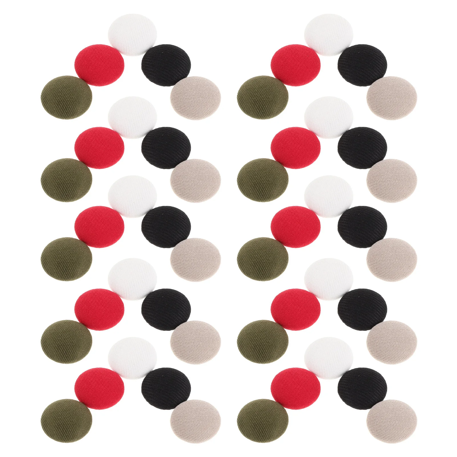 

50Pcs Hat Top Button Replacement Kit 17Mm Fabric Covered Buttons Round Button Pin for Baseball Cap Fasteners Decorative Snap