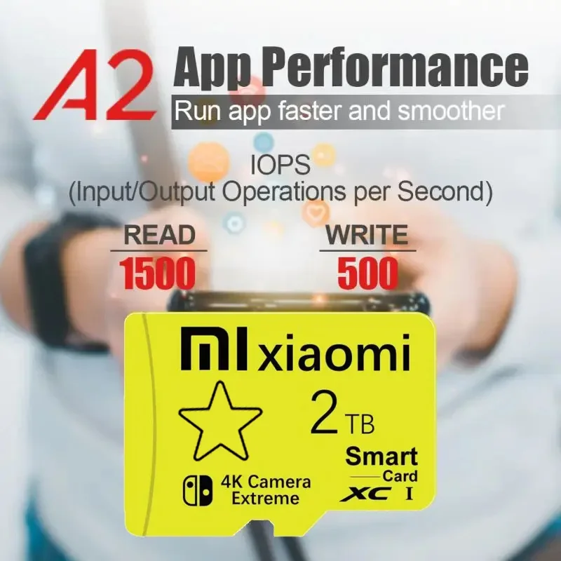 Xiaomi-Mini Micro SDxcメモリーカード,32GB, 64GB, 128GB, 256GB,4K,超高速,sd,tf,xuカメラ用フラッシュカード、pc