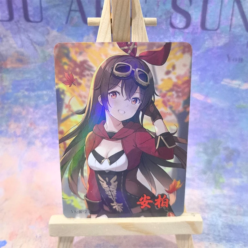 Anime Goddess Story R Karten Yelan Raiden Shogun Nahida Ganyu Yoimiya Sammelkarten Weihnachten Geburtstagsgeschenke Kinderspielzeug