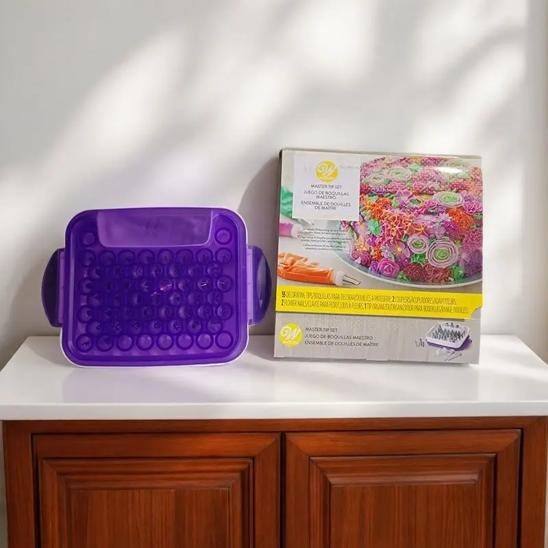 

Wilton Decorating Tip Set 2104-0240 Professional Icing Nozzle Kit for Cake Piping Baking Tools and Cake Decorating Supplies