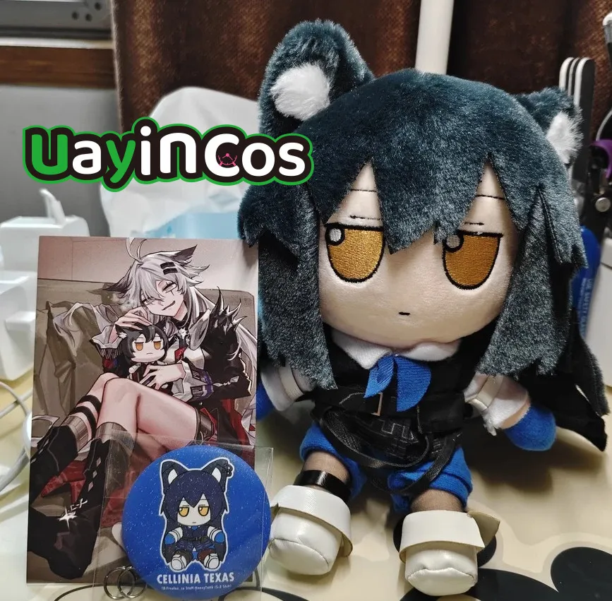 

Arknights Lappland the Decadenza Texas the Omertosa 30 см плюшевая кукла одежда мягкая подушка орнамент аниме фигурка игра игрушка