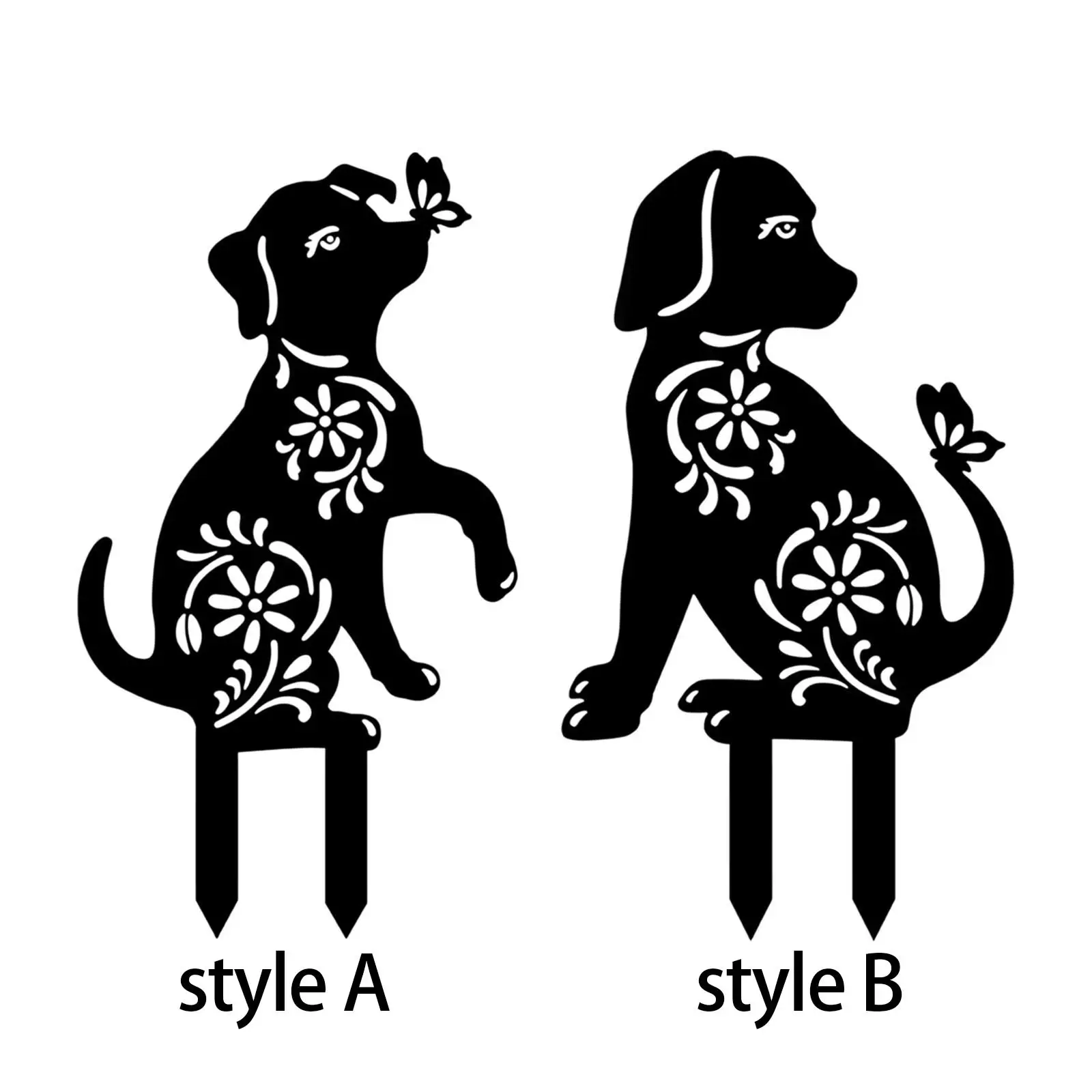 

Yard Stake Figure Creative Decorative Silhouette for Yard Lawn Outdoor
