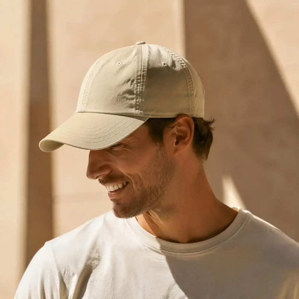 Fashionable Sports Cap for Men Women Waterproof Baseball Cap Quick-dry Breathable Athletic Hat Adjustable for Men for Outdoor