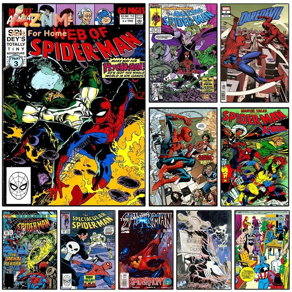 Vintage Fashion Wall Art - Web Of Spider‑Man Annual Vintage Comic